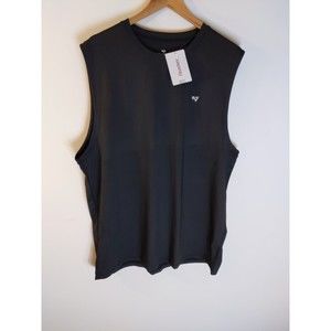 Men Roadbox Black Sleeveless Athletic Shirt  3XL NWT
